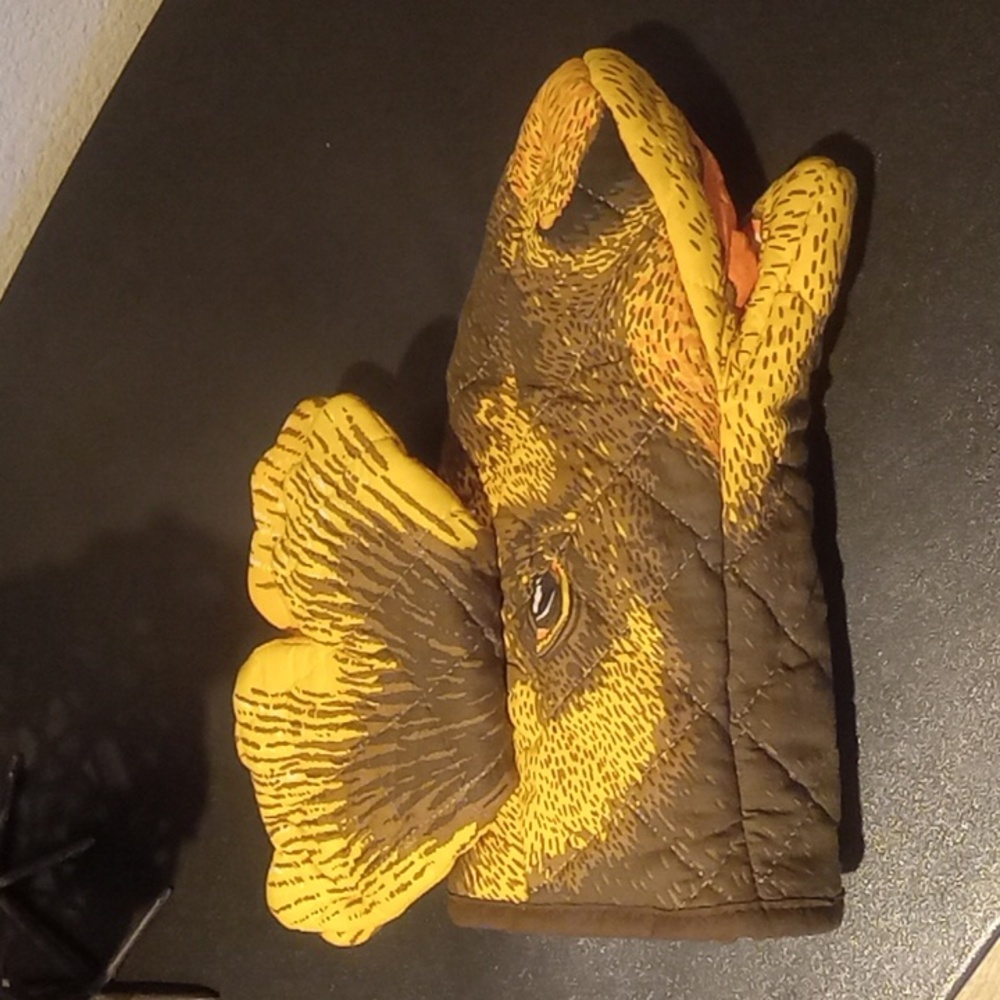 VTG 1992 Boston Warehouse Moose Oven Glove Mitt Hot Pad Novelty * Pre-Loved*